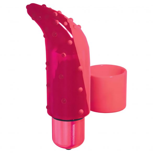 Frisky Finger - vodoodporen vibrator za prste (roza) 