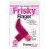 Frisky Finger - vodoodporen vibrator za prste (roza) 