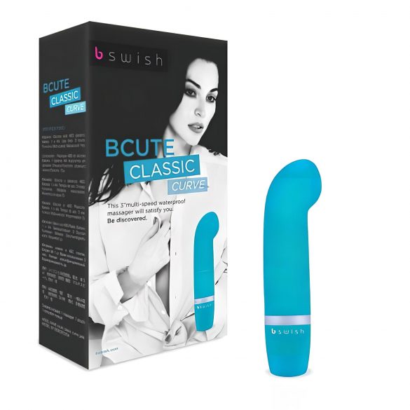 B SWISH Curve - vodoodporni mini G-točka vibrator (turkizen)