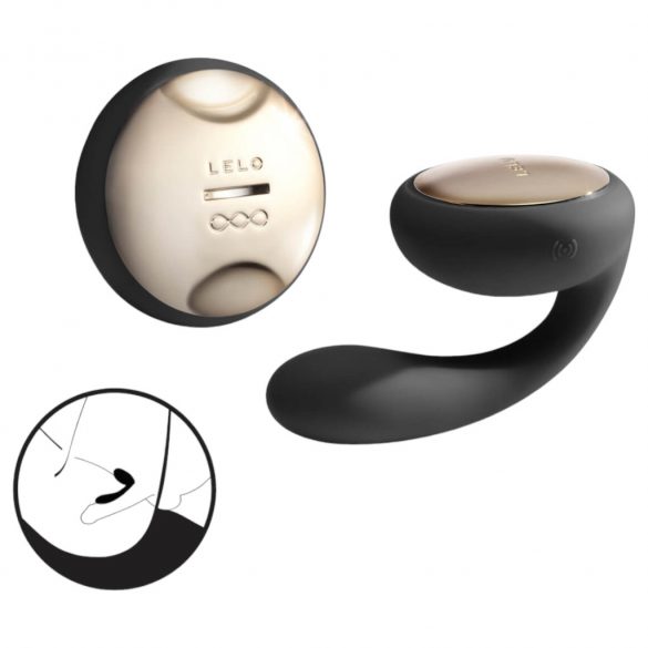 LELO Ida - vrtljivi vibrator (črn) 