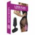 Love Plug - mini analni vibrator (črn) 