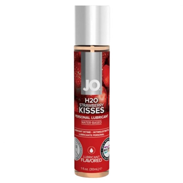 JO H2O Strawberry Kiss - lubrikant na vodni osnovi (30ml) 