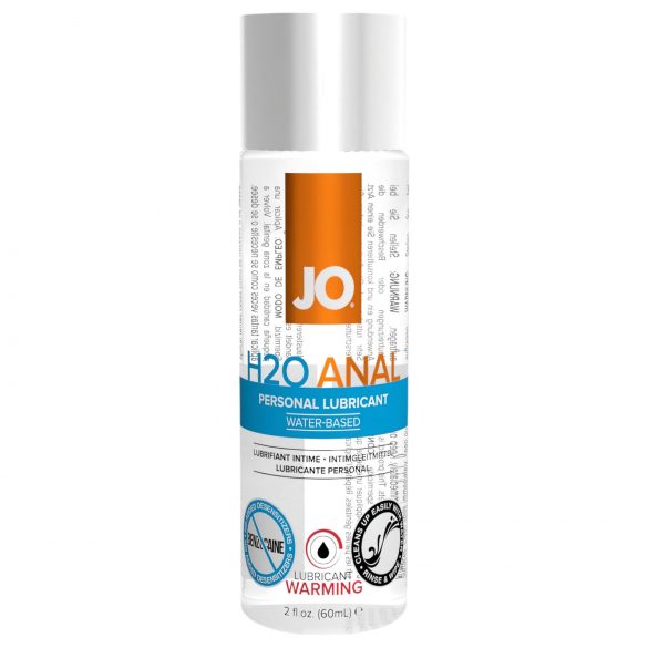 JO H2O Anal Warming - grelni lubrikant na vodni osnovi (60ml) 