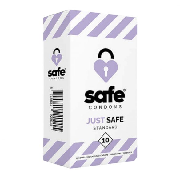 SAFE Just Safe - standardni, vanilijev kondom (10 kosov) 