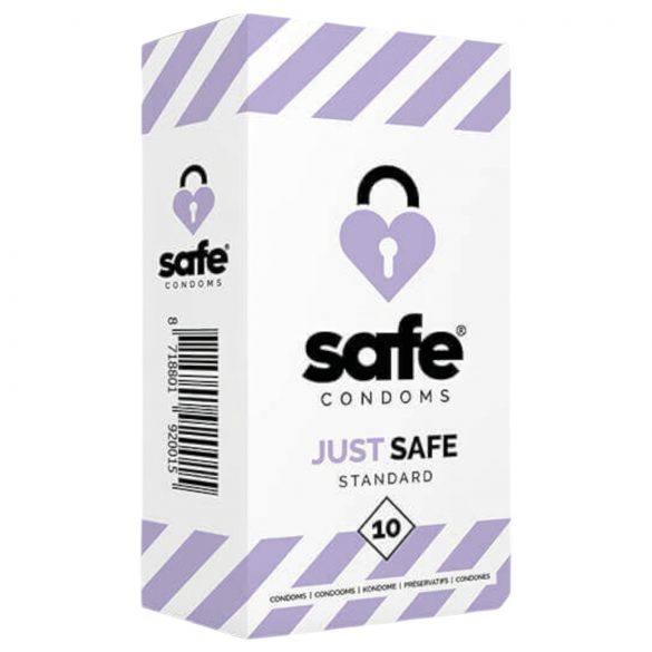 SAFE Just Safe - standardni, vanilijev kondom (10 kosov) 