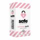 SAFE Intense Safe - kondom z rebrastimi pikami (10 kosov)