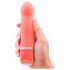 B SWISH Bdesired Deluxe - vibrator na palice s poudarjeno glavo (koralna) 