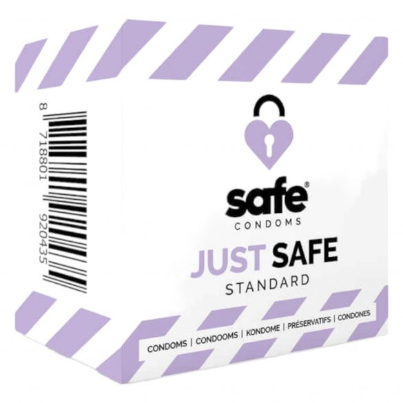 SAFE Just Safe - standardni, vanilijev kondom (5 kosov) 