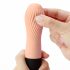 TENGA Iroha Zen - Hanacha super mehak silikonski vibrator (breskev) 