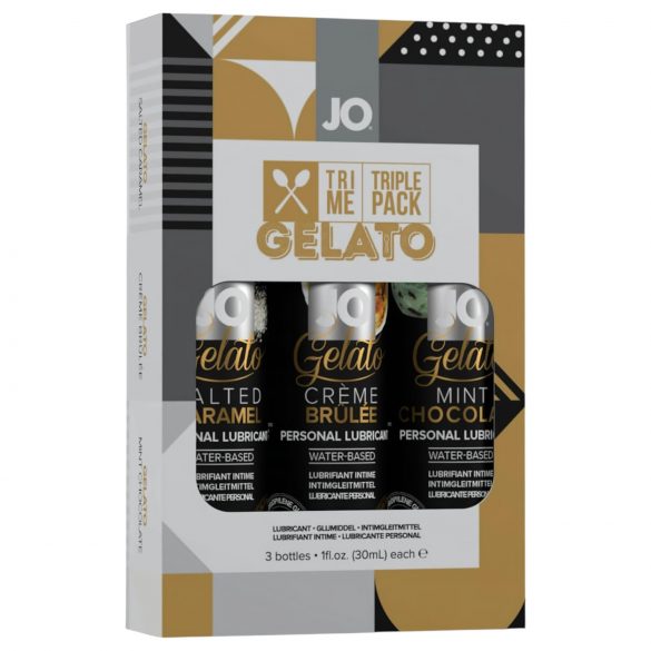 JO System Gelato - set aromatiziranih lubrikantov (3x30ml)