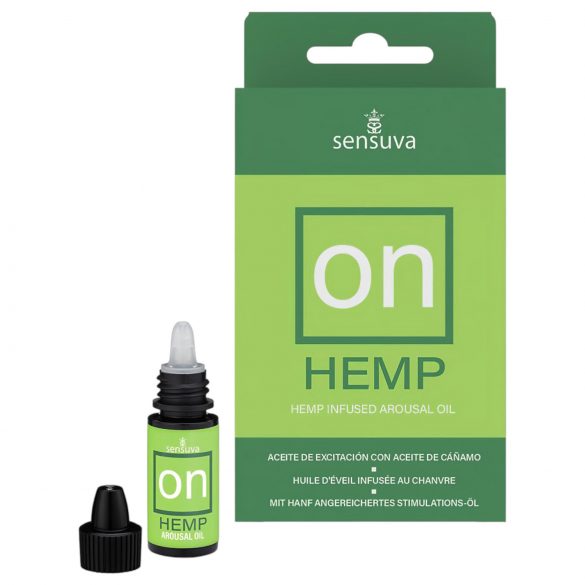 Sensuva Hemp - ščegetajoče intimno olje za ženske (5 ml)