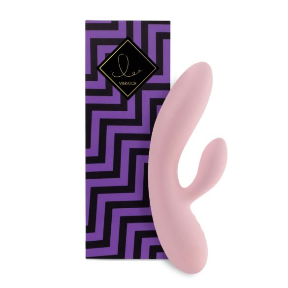 FEELZTOYS Lea - vodoodporen vibrator z 2 motorjema, ki se napaja z baterijami (roza) 