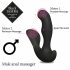 FEELZTOYS Black Jamba - radijski ogrevani analni vibrator (črn) 