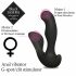 FEELZTOYS Black Jamba - radijski ogrevani analni vibrator (črn) 