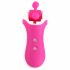 FEELZTOYS Clitella - brezžični, rotacijski, oralni vibrator (roza) 