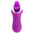 FEELZTOYS Clitella - brezžični, rotacijski, oralni vibrator (vijolična) 