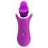 FEELZTOYS Clitella - brezžični, rotacijski, oralni vibrator (vijolična) 