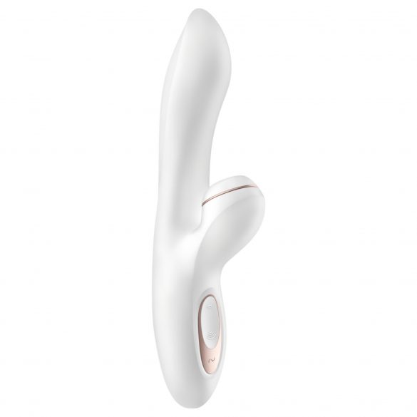 Satisfyer Pro+ G-spot - klitoris stimulator in G-točka vibrator (bel) 