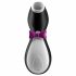 Satisfyer Penguin - vodoodporni stimulator klitorisa na baterije (črno-bel) 