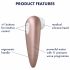 Satisfyer 1 Number One - vodoodporni stimulator klitorisa (rjav) 