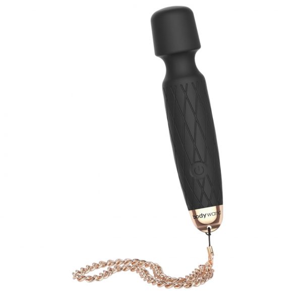 Bodywand Luxe - akumulatorski, mini masažni vibrator (črna)