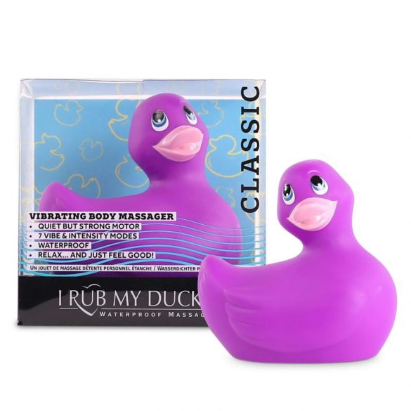 My Duckie Classic 2.0 - Vodoodporni klitorisni vibrator z igrivo račko (vijolična) 