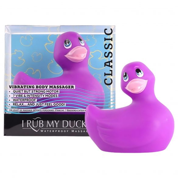 My Duckie Classic 2.0 - Vodoodporni klitorisni vibrator z igrivo račko (vijolična) 