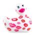 My Duckie Romance 2.0 - vodoodporni klitorisni vibrator (belo-rožnata) 