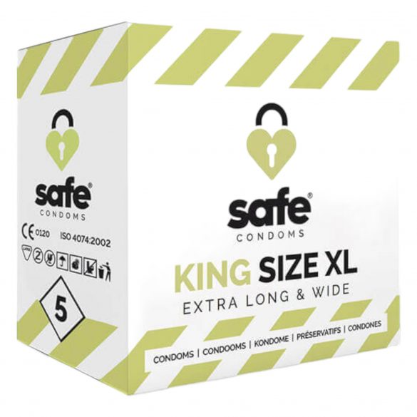 SAFE King Size XL - zelo velik kondom (5 kosov) 