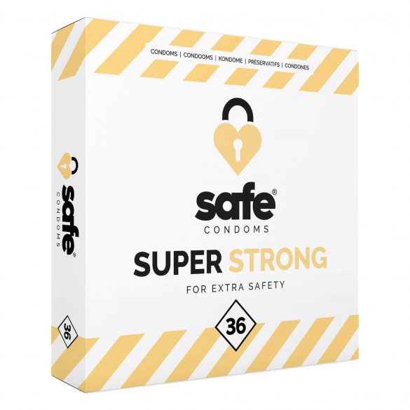 SAFE Super Strong - izjemno močan kondom (36 kosov) 