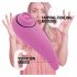 FEELZTOYS Femmegasm - vodoodporni vaginalni in klitoralni vibrator za polnjenje (roza) 