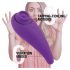 FEELZTOYS Femmegasm - vodoodporni vaginalni in klitoralni vibrator za polnjenje (vijolična) 