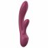 Aixiasia Merry - polnilni vibrator s stimulatorjem za klitoris (bordo)