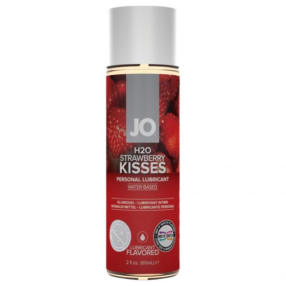 JO H2O Strawberry Kiss - lubrikant na vodni osnovi (60ml) 