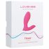 LOVENSE Flexer Panty - vibrator 2v1 za polnjenje (roza) 